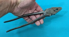 VTG Crescent # 1000-10 10" Button's Pliers Wire Cutting Fencing Tool Late 1940's