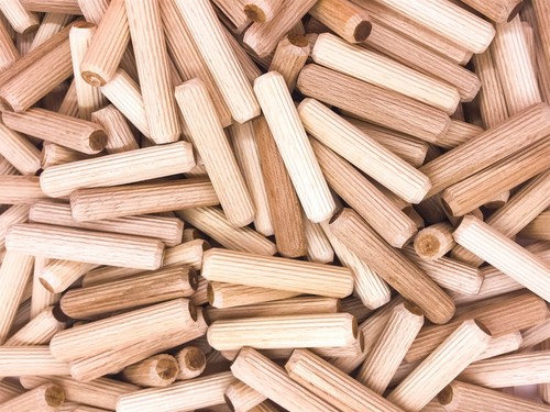Hardwood dowels 6mm - hardwood, 8mm