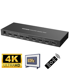 4K HDMI Matrix Switch 4x4 Switcher Splitter 4 In 4 Out Box with EDID 