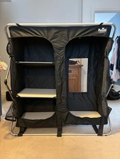 Camping Wardrobe Black Canvas