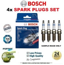 4x BOSCH SPARK PLUGS for SKODA FELICIA I Fun 1.6 1997-2002