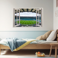 3D Fake Window Twickenham Rugby Stadium View Removable Vinyl Wall Sticker