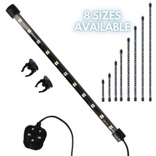 Aquarium Fish Tank Submersible LED Light Lamp Tube Bar White & Blue - UK Plug
