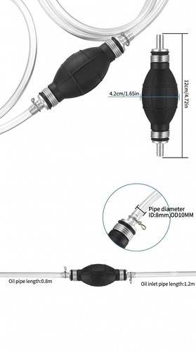 Manual syphon pump fuel - 2m,