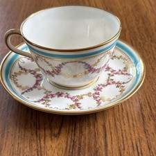 Vintage Minton Persian Rose Bone China Cup And Saucer