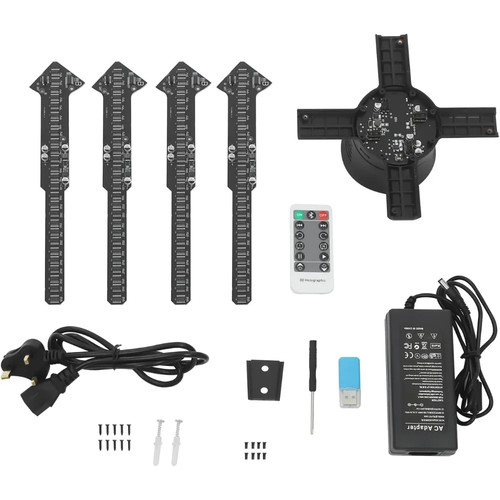 Hologram fan display - hologram, hd