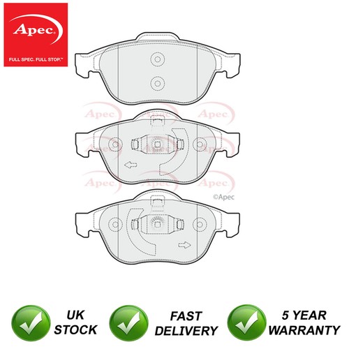 Brake pads set - apec, fits