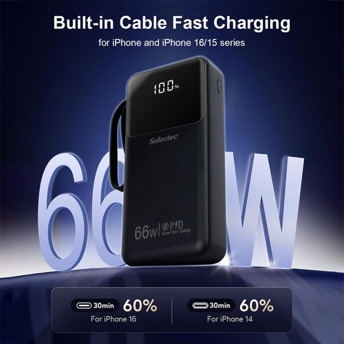 Power bank 50000mah 66w - power,