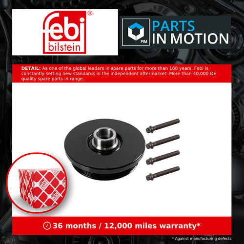 Crankshaft pulley 175189 - pulley, febi