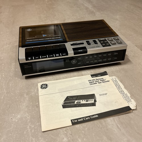 Vtg general electric am - ge, fm/am