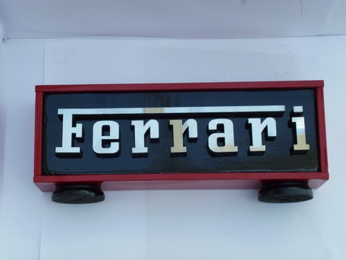Ferrari desk sign - ferrari,