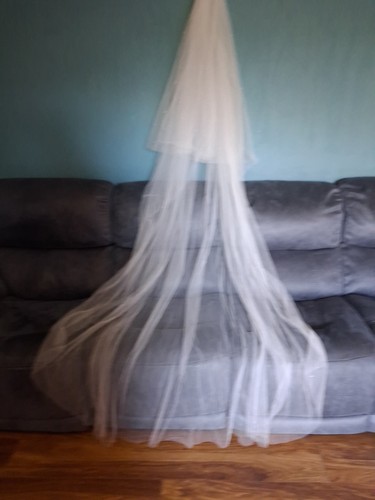 Ivory wedding veil - , 3