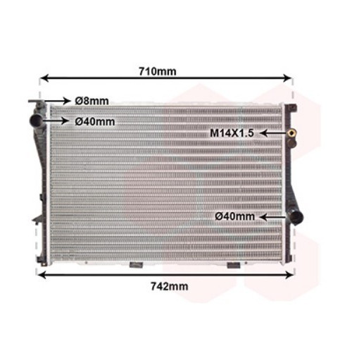 Hella 8mk376710 301 radiator - hella, 8mk376710-301
