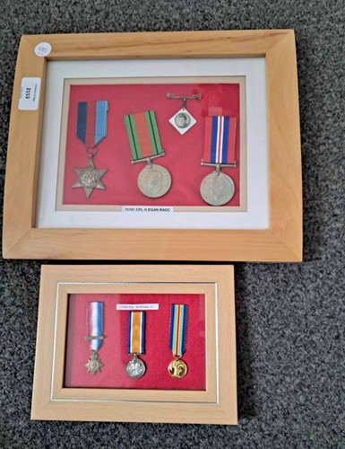 Ww1 ww2 family medal group - &,