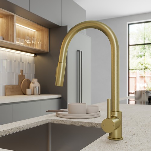 Pull out kitchen mixer tap - pull,