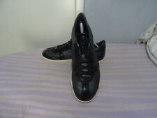 MENS CRUYFF BLACK/GREY LEATHER LACE UP SHOES SIZE UK 10/EU 44 GREAT CONDITION