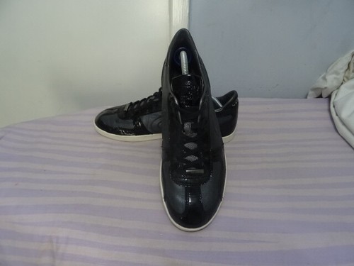 Mens cruyff black grey leather - mens,