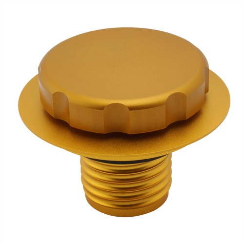 Gold aluminum fuel tank - gold,