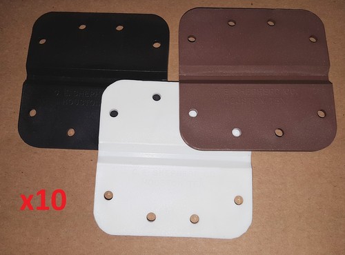 Plastic hinge x 4 - plastic,