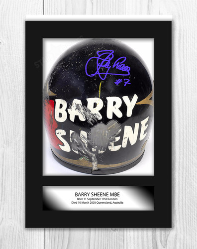 Barry sheene helmet - barry, a4