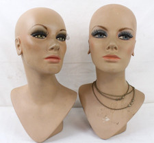 2 Vintage Fiberglass Mannequin