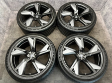 22" JAGUAR FPACE F PACE SVR SV-R 575 genuine black alloy wheels michelin tyres