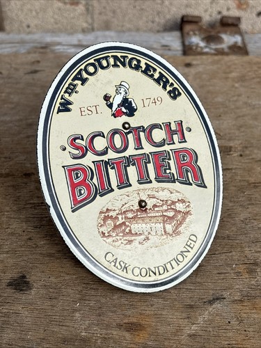 Vintage beer pump enamel sign - vintage,