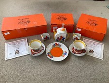 Clarice Cliff Tea For Two Boxed Set by Wedgwood Crocus Pattern