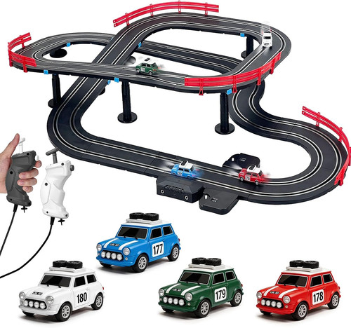 Slot car race track - car, set
