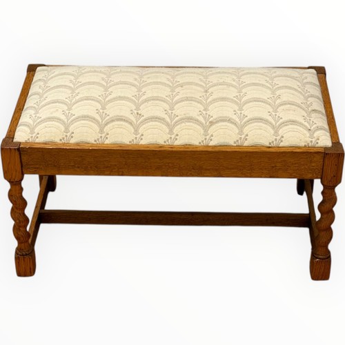 Antique oak upholstered - antique,