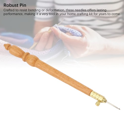 Embroidery crochet hook wooden - embroidery,