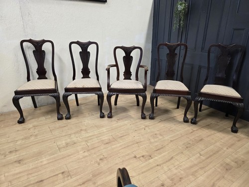 Set antique mahogany - of,