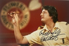 Eric Bristow HAND SIGNED 9x6 Inch Photograph Darts Crafty Cockney
