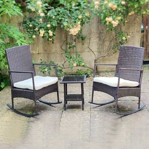Rattan furniture bistro set - furniture,