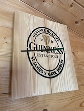 Guinness Branded Wooden Clock