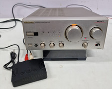 ONKYO A-905X Integrated Stereo Amplifier with Bluetooth Adaptor. Made in Japan.