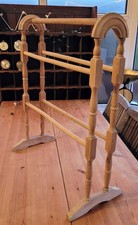 Vintage Wooden Towel Rail