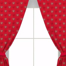 Arsenal FC Crest Curtains Repeat 66 x 54 Official Licensed