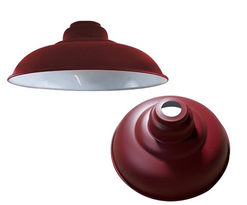 Burgundy metal pendant ceiling - burgundy,