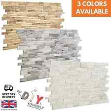 Stone Slate Effect PVC Plastic Wall Covering Panels Decorative Cladding Tiles