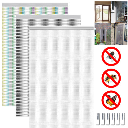 Aluminium door fly screen - aluminium,