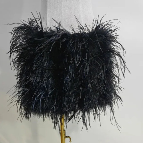 True ostrich feather mini - true,