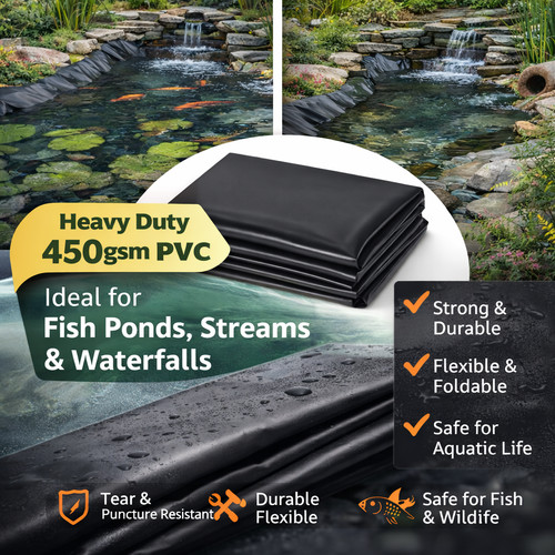 450gsm pvc pond liner - 450gsm,
