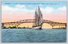 Port Huron Michigan MI Blue