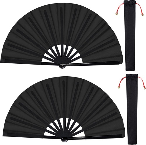 Packs large folding hand fan - folding,