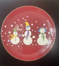 9” Snowman Plate Pier 1