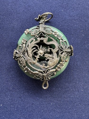 Antique jade chinese pendant - jade,