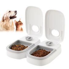 2X Automatic Pet Feeder Timer Bowl Cat Dog Food Dispenser Dish