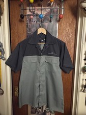 PSYCHO COWBOY BRAND  SHORT SLEEVE SHIRT MEDIUM LARGE P2P 22.5" DENMARK🇬🇧