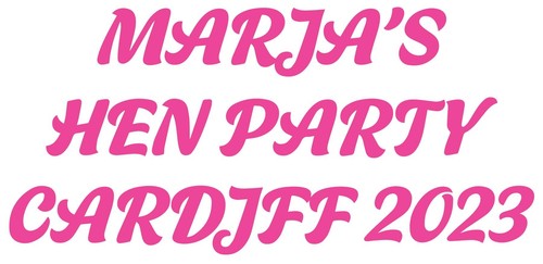 Hen stage night cardiff 2023 - night,